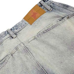 Concert Outfit Distressed Baggy Barrel Jeans