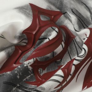 Concert Outfit Distressed Batik Graphic T-Shirt