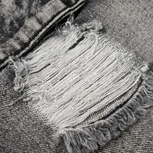 Concert Outfit Distressed Cargo Denim Shorts