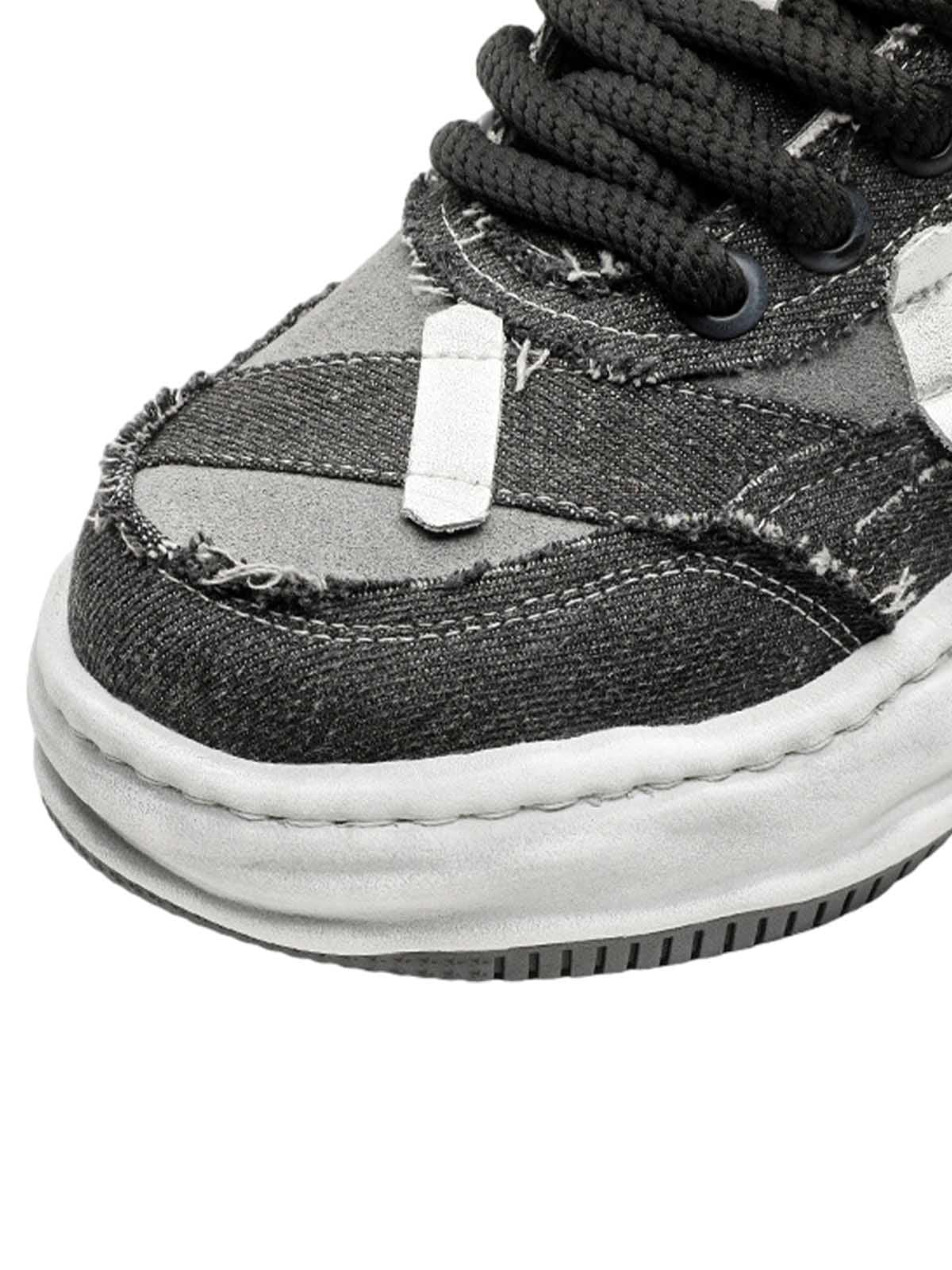 Concert Outfit Distressed Deconstructed Split Whisker Platform Sneakers Concert Outfit Distressed Deconstructed Split Whisker Platform Sneakers