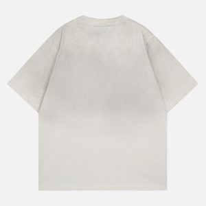 Concert Outfit Distressed Digital Print T-Shirt