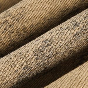 Concert Outfit Distressed  Double-Layer Collar Workwear Jacket