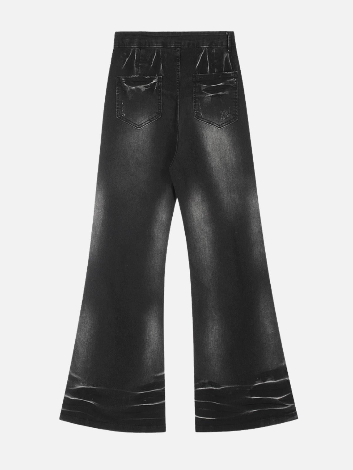 Concert Outfit Distressed Fringe Washed Jeans Concert Outfit Distressed Fringe Washed Jeans