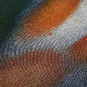 Concert Outfit Distressed Ink Graffiti Straight Jeans