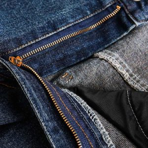 Concert Outfit Distressed Ink Graffiti Straight Jeans