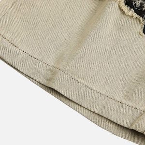 Concert Outfit Distressed Jorts