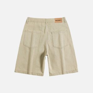 Concert Outfit Distressed Jorts