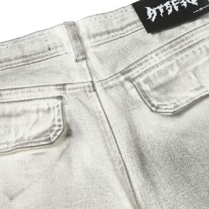 Concert Outfit Distressed Multi-Pocket Cargo Shorts