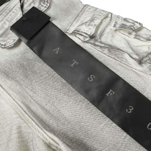 Concert Outfit Distressed Multi-Pocket Cargo Shorts