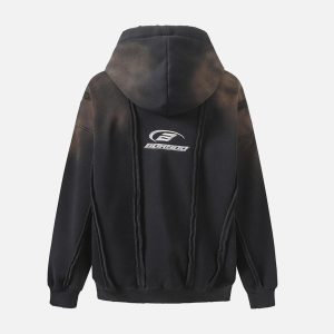 Concert Outfit Distressed Patchwork Velvet Jacket