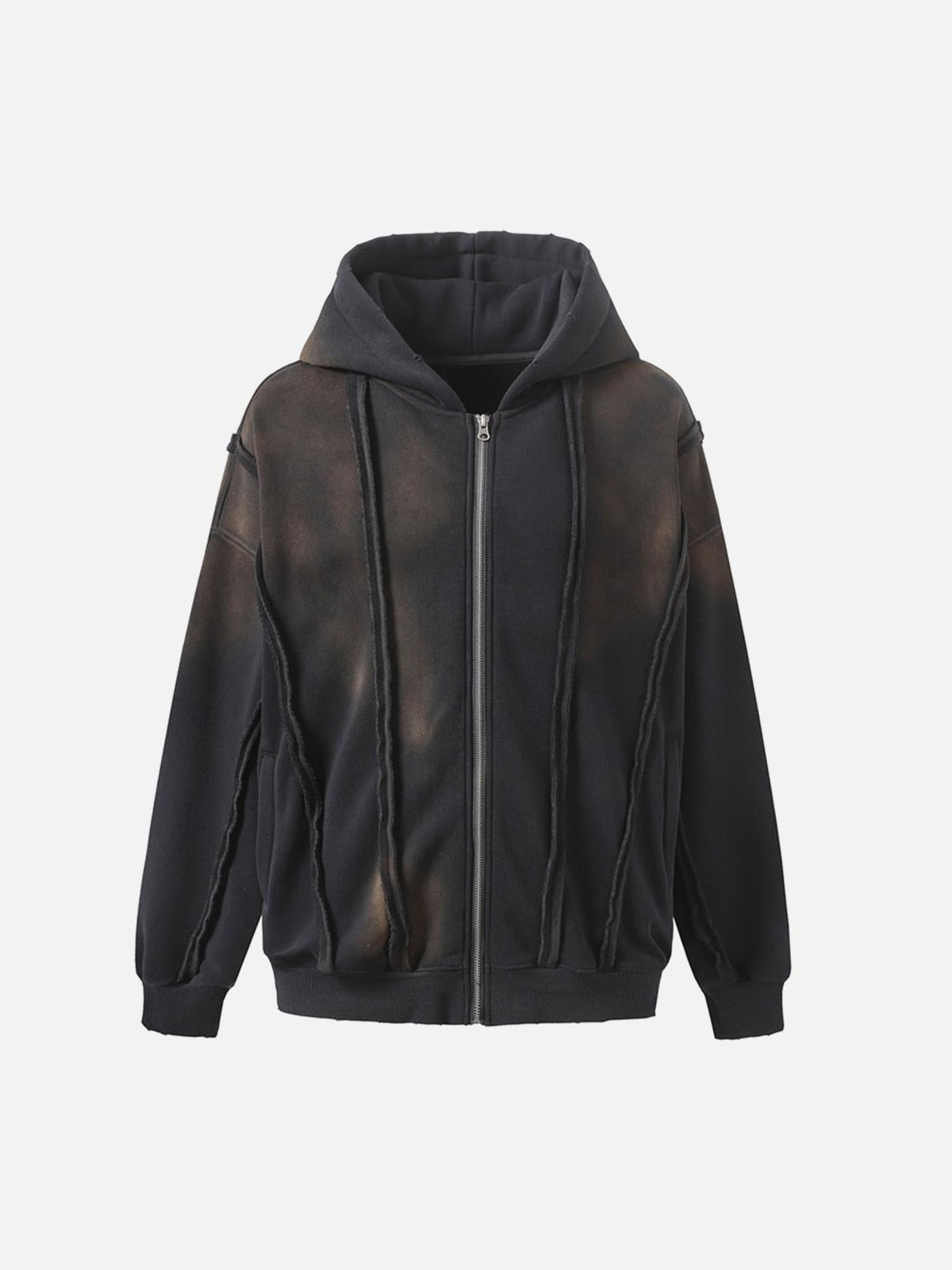 Concert Outfit Distressed Patchwork Velvet Jacket Concert Outfit Distressed Patchwork Velvet Jacket