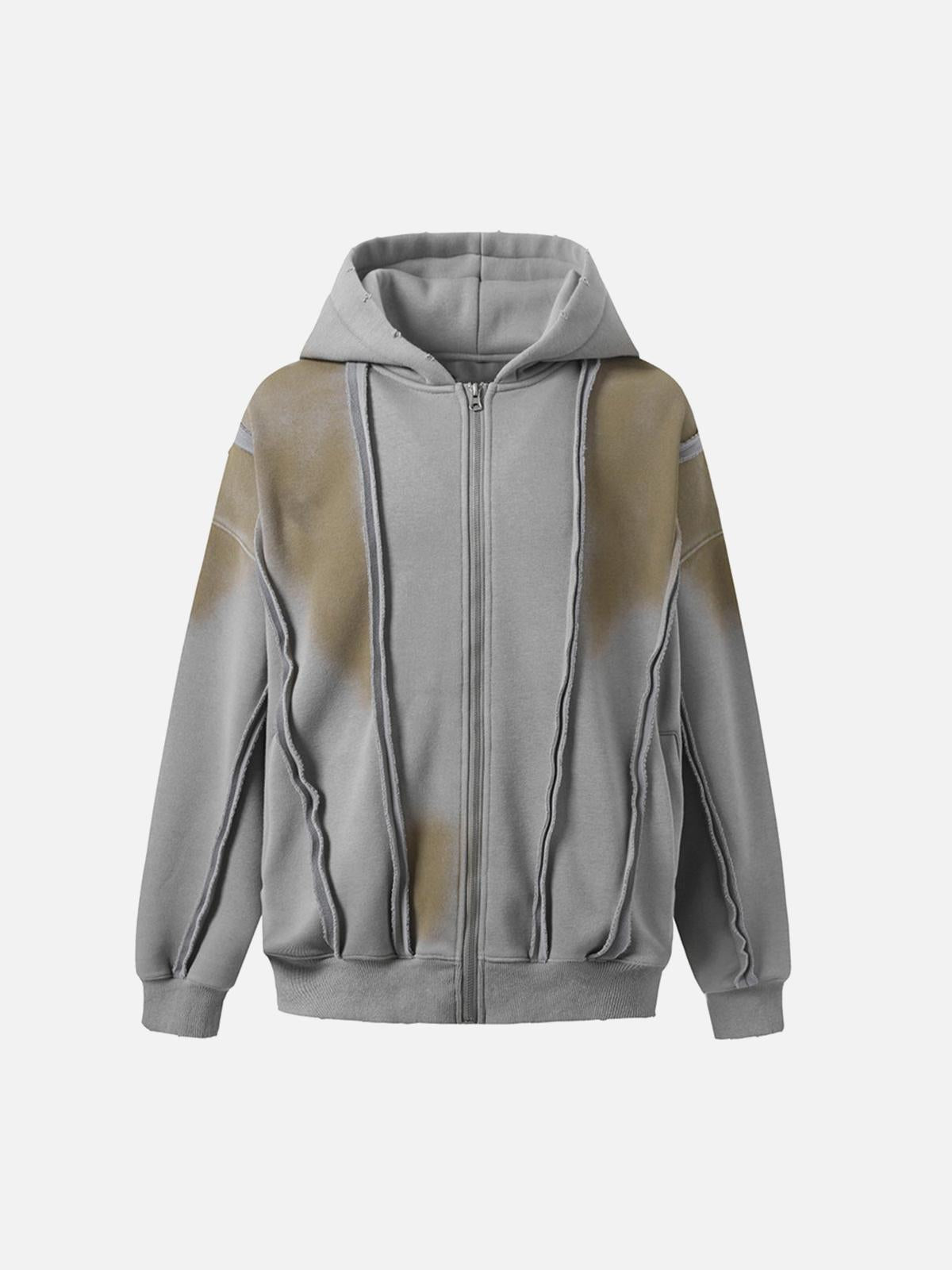 Concert Outfit Distressed Patchwork Velvet Jacket Concert Outfit Distressed Patchwork Velvet Jacket