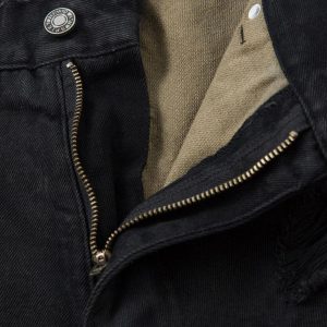 Concert Outfit Distressed Ripped Black Denim Shorts