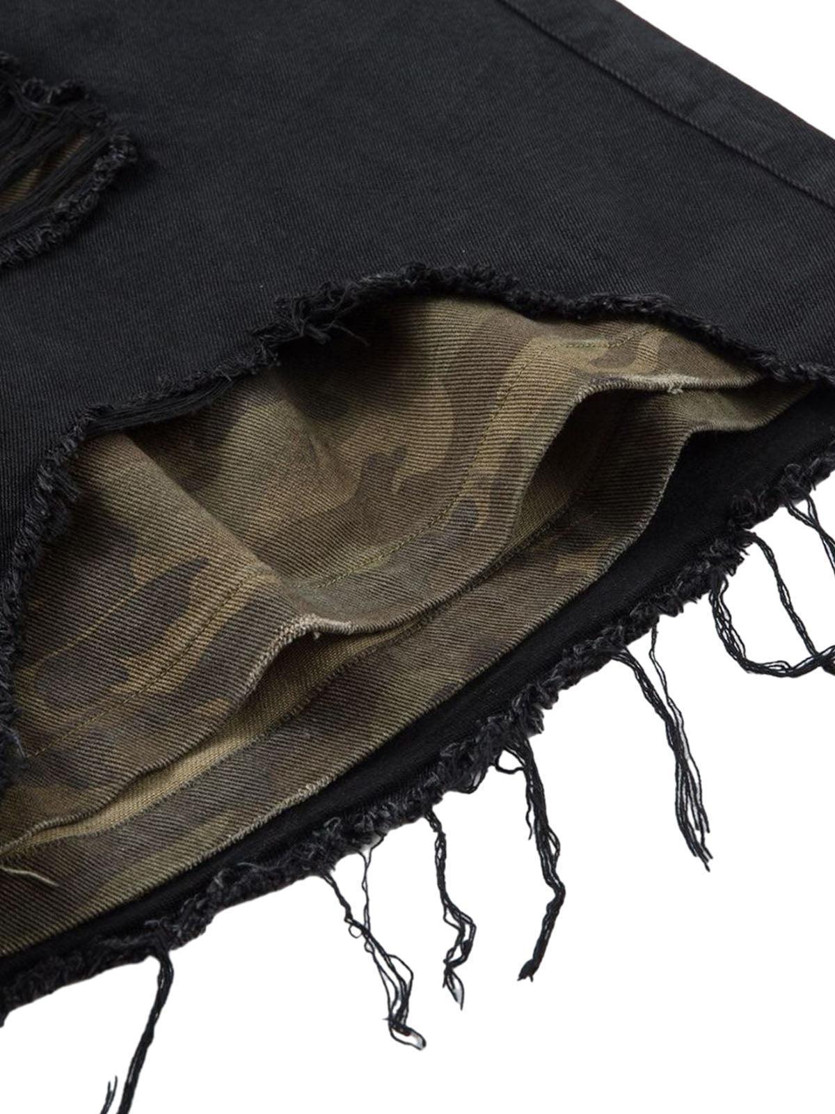 Concert Outfit Distressed Ripped Black Denim Shorts Concert Outfit Distressed Ripped Black Denim Shorts