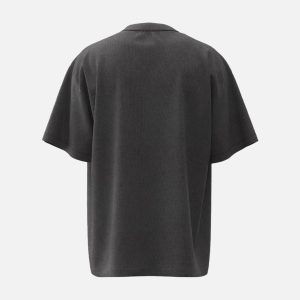 Concert Outfit Distressed Skull Cross Graphic T-Shirt