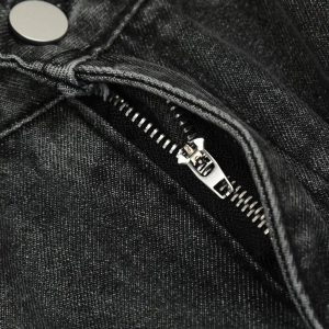 Concert Outfit Distressed Star Patch Jeans