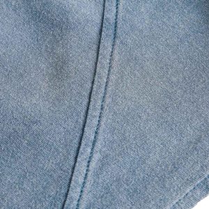 Concert Outfit Distressed Washed Embroidered Gradient Vest