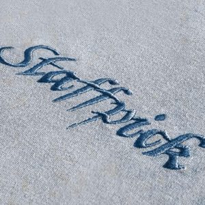 Concert Outfit Distressed Washed Embroidered Gradient Vest