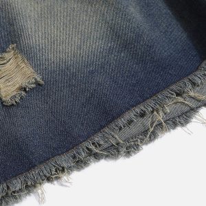 Concert Outfit Distressed Washed Jorts