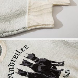 Concert Outfit Doberman Print Sweater