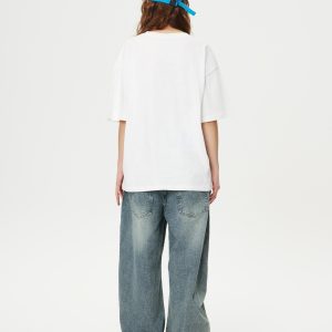 Concert Outfit Double Waist Loose Sagging Jeans