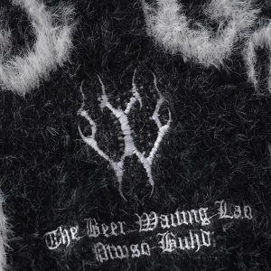 Concert Outfit Dragon Mohair Jacquard Sweater