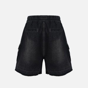 Concert Outfit Drawstring Washed Jorts