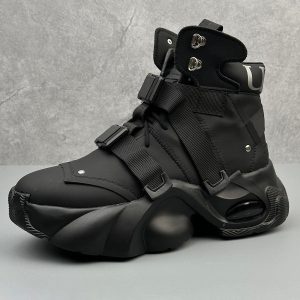 Concert Outfit Dual-Strap Stealth Runner Boots