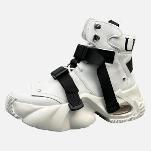 Concert Outfit Dual-Strap Stealth Runner Boots