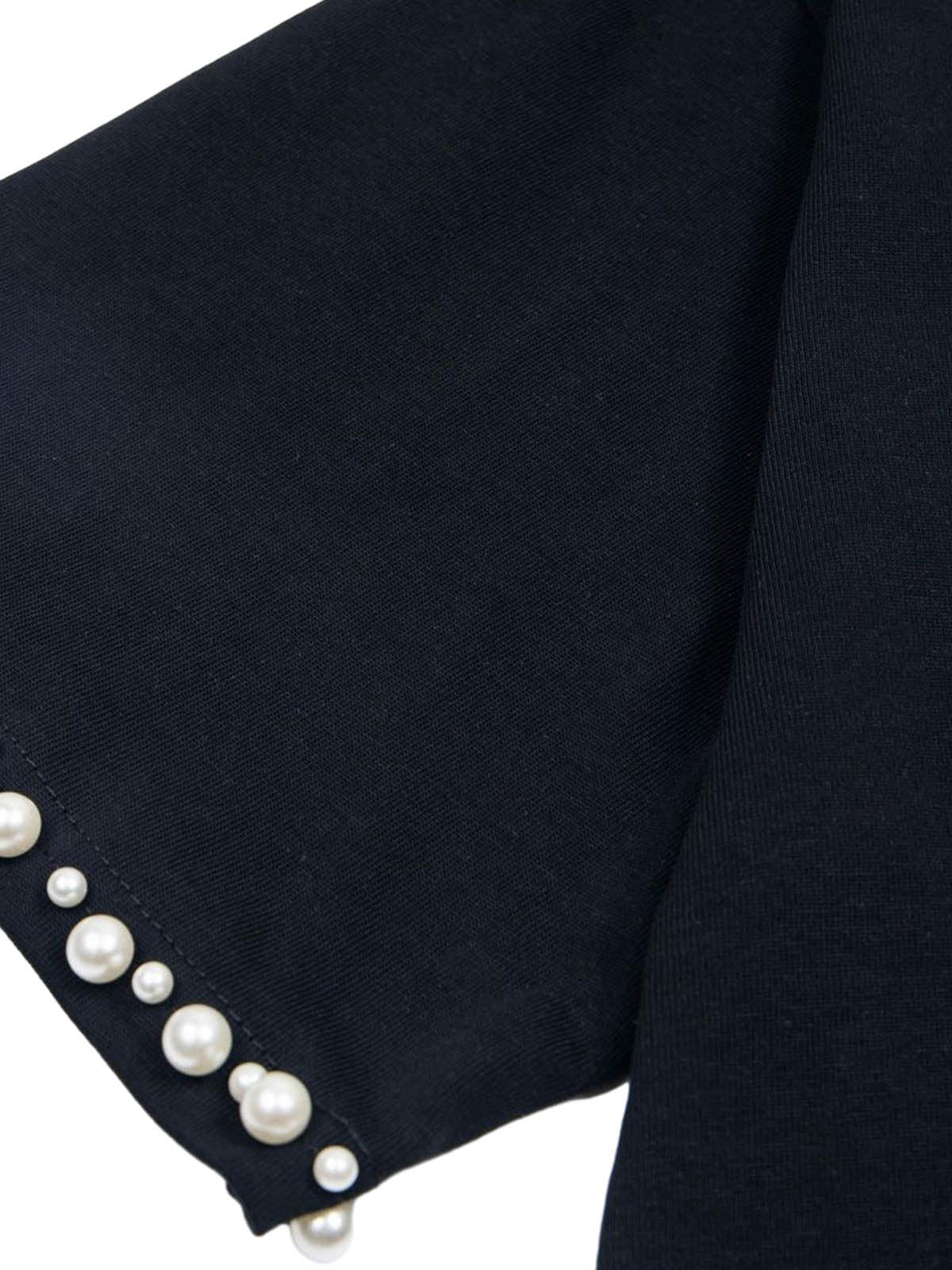 Concert Outfit Elegant Pearl-Embellished Oversized T-Shirt Concert Outfit Elegant Pearl-Embellished Oversized T-Shirt