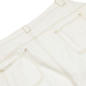 Concert Outfit Embroidered Floral Patches Barrel Jeans