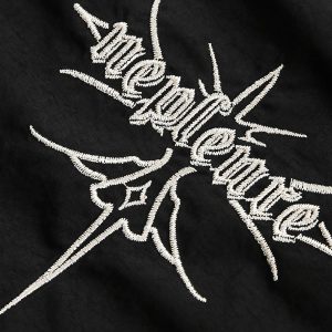 Concert Outfit Embroidered Fur Hooded Quilted Jacket