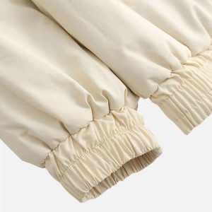 Concert Outfit Embroidered Letter Patch Cotton Jacket