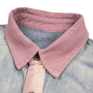 Concert Outfit Embroidered Patch Denim Shirt