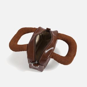 Concert Outfit Embroidery Cartoon Dog Bag