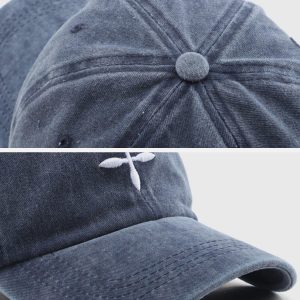 Concert Outfit Embroidery Crucifix Baseball Cap