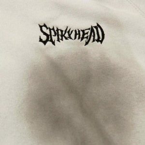 Concert Outfit Embroidery Spots Zip-Up Hoodie