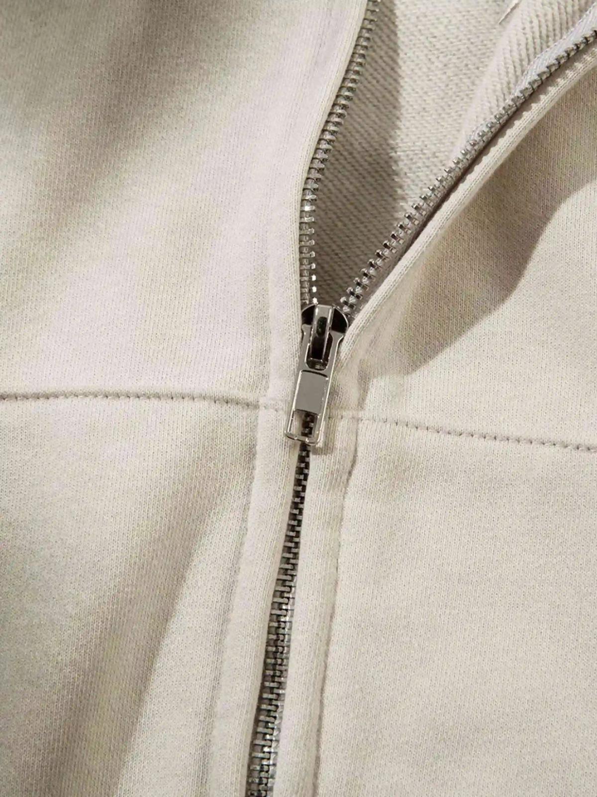 Concert Outfit Embroidery Spots Zip-Up Hoodie Concert Outfit Embroidery Spots Zip-Up Hoodie