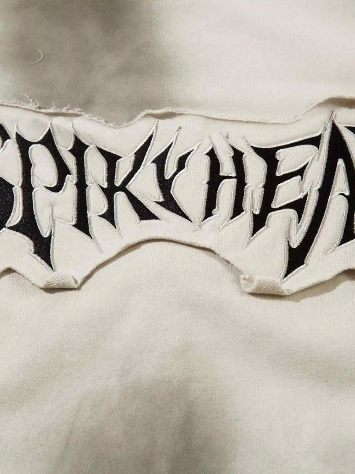 Concert Outfit Embroidery Spots Zip-Up Hoodie Concert Outfit Embroidery Spots Zip-Up Hoodie