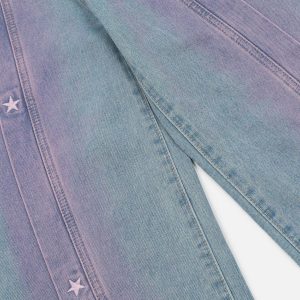 Concert Outfit Embroidery Star Washed Jeans