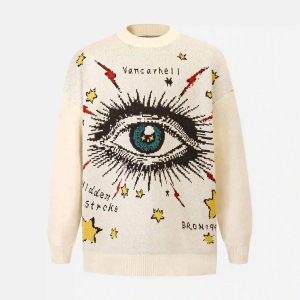 Concert Outfit Eye Contact Sweater