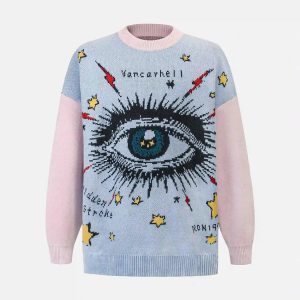 Concert Outfit Eye Contact Sweater