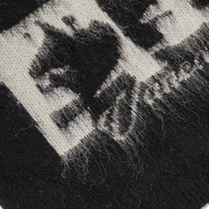 Concert Outfit Facial Pattern Mohair Sweater