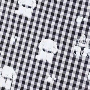 Concert Outfit Fake Two-Piece Print Plaid Sweatpants