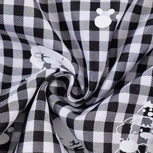 Concert Outfit Fake Two-Piece Print Plaid Sweatpants