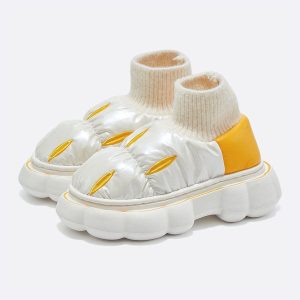 Concert Outfit Fantastic Design Latex Cotton-Padded Shoes