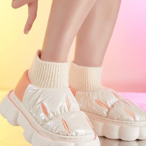 Concert Outfit Fantastic Design Latex Cotton-Padded Shoes