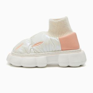 Concert Outfit Fantastic Design Latex Cotton-Padded Shoes