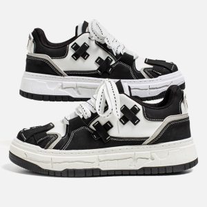 Concert Outfit Fashionable And Versatile Thick-Soled Board Shoes