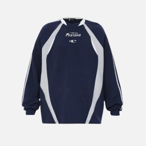 Concert Outfit Faster Letter Print Sweatshirt